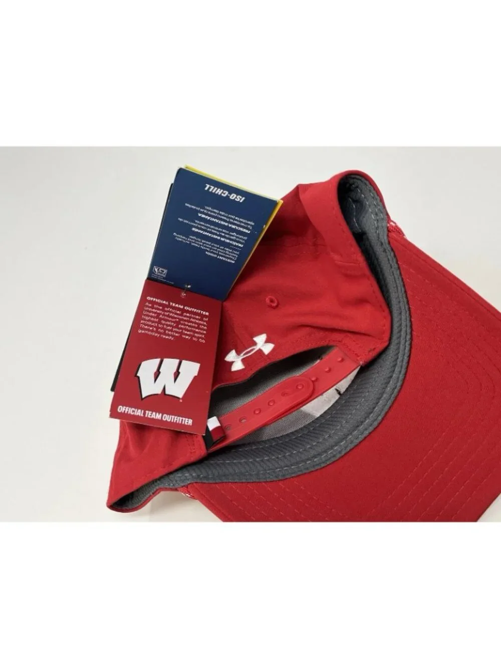 Under Armour Adult Wisconsin Badgers Red Drive 5 Panel Rope Snapback Hat